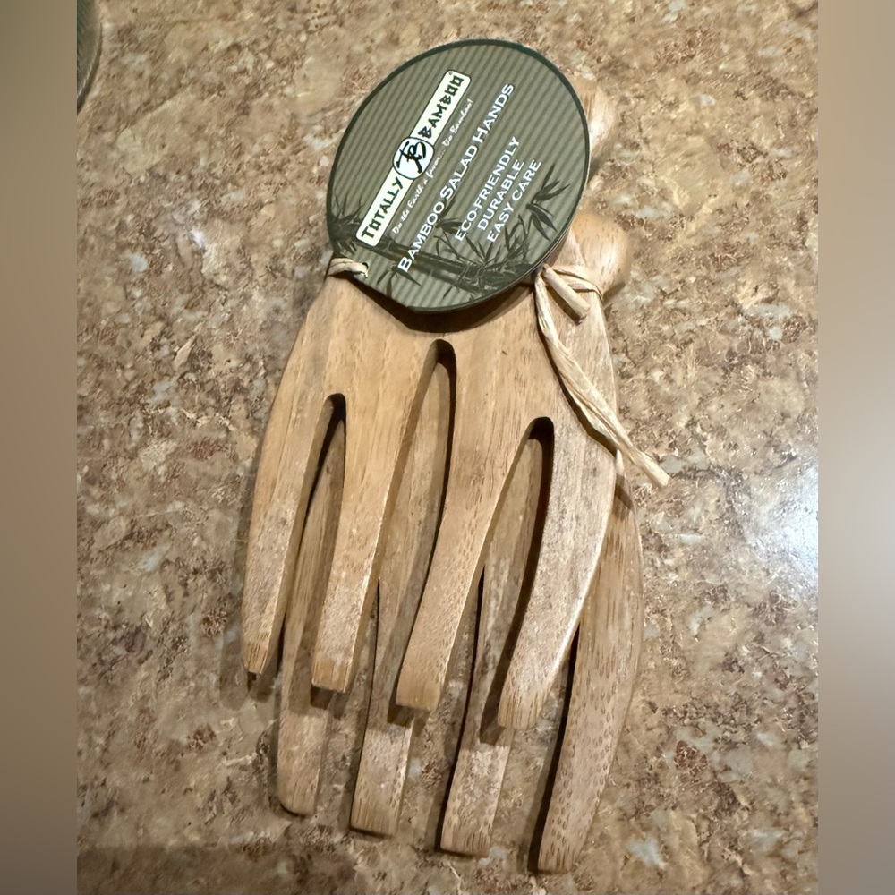 Totally Bamboo/ Salad Hans, server.  Few things make serving a salad enjoyable